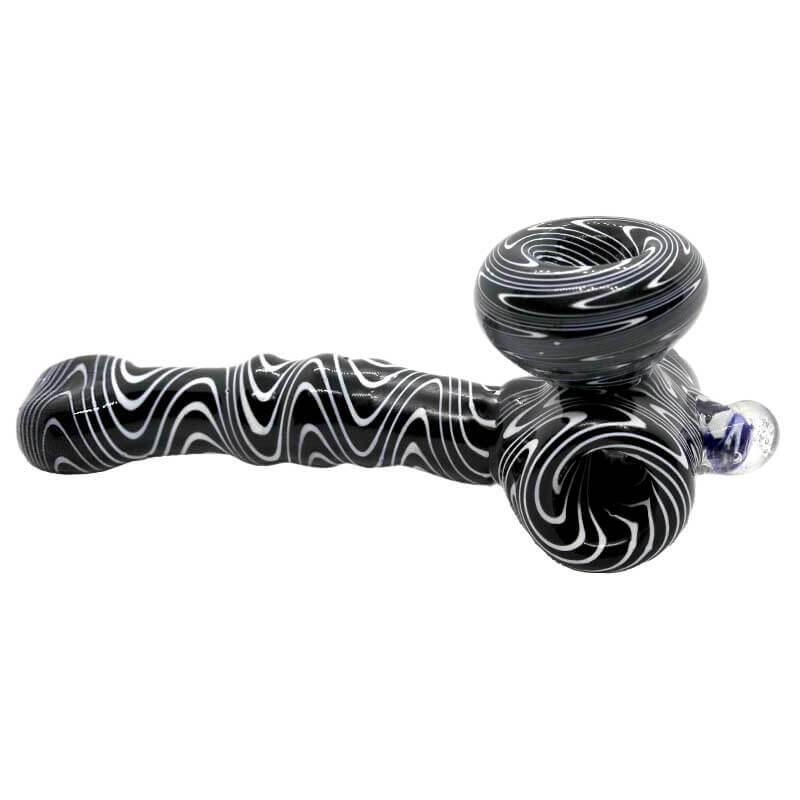 Reverse Artwork Donut Handpipe (SB-3977) | 5 inch | Assorted Colors product image